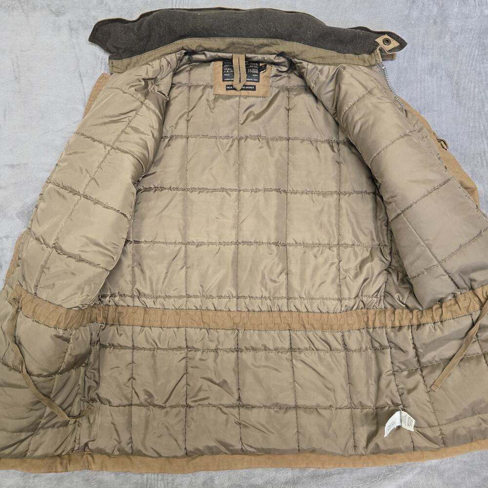 J. Crew NX-631 M65 Military / Mechanic Field Jacket MENS M Hooded Khaki Brown - Picture 7 of 12